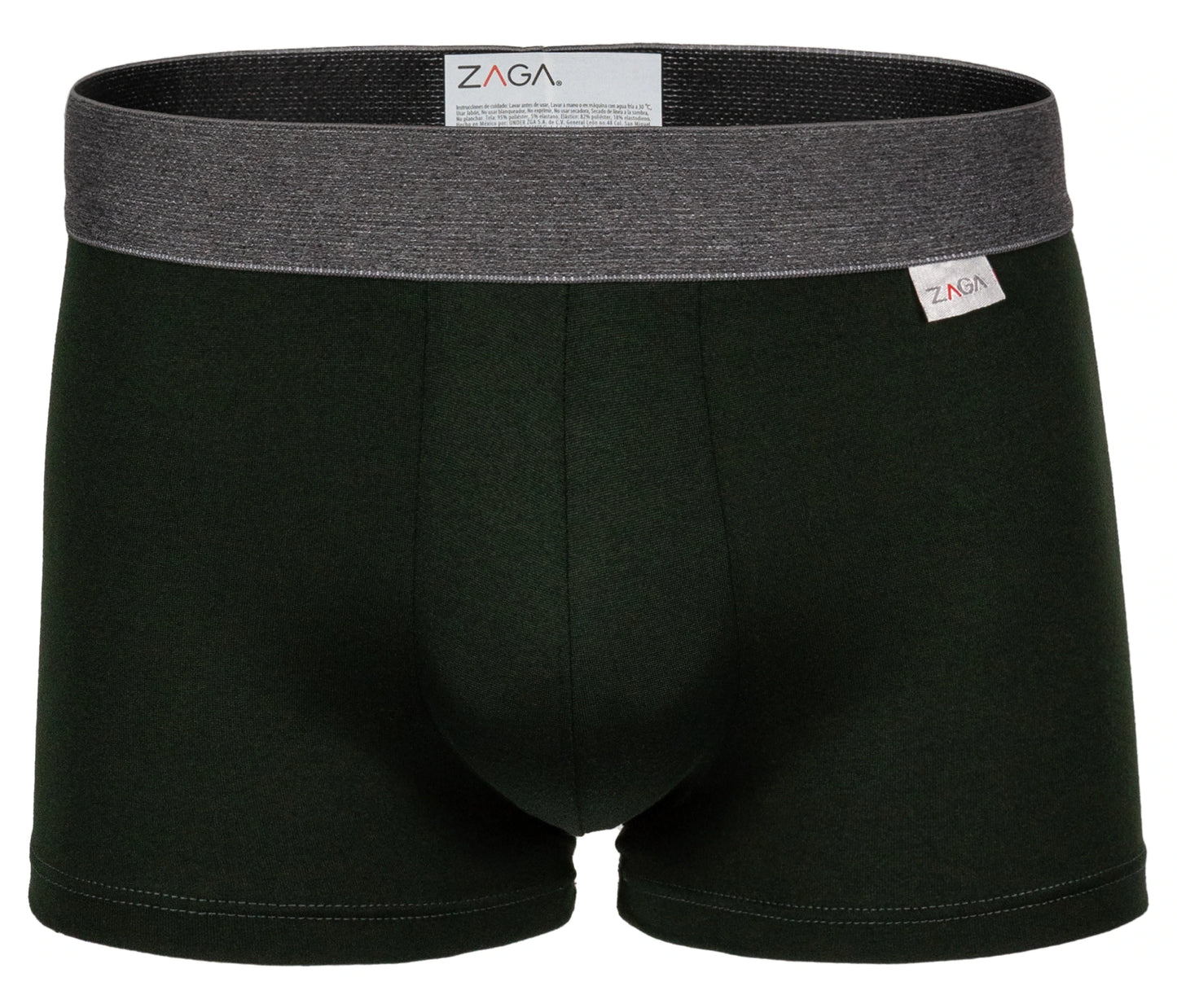 Boxer Corto Rombos Verde 6 Pack