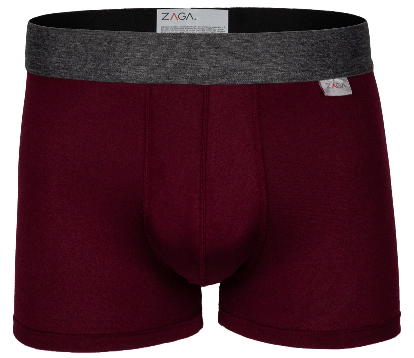 Boxer Corto Camuflaje Vino 6 Pack