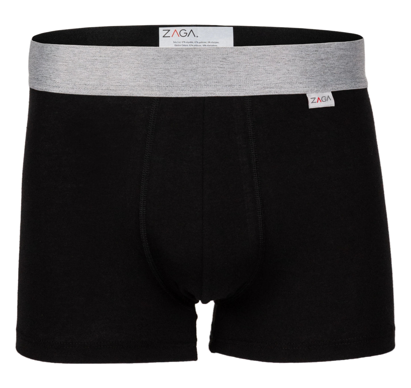 Boxer Corto 6 Pack Negro t3