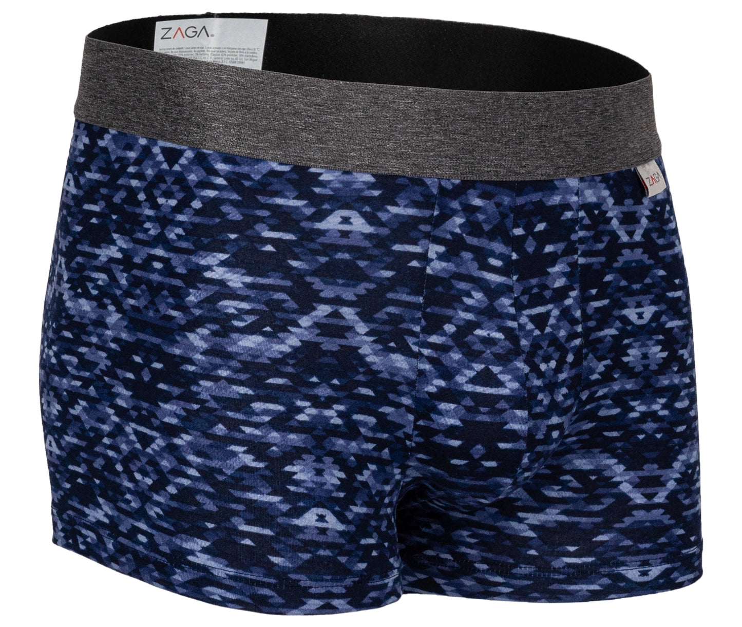 Boxer Corto Rombos Azul 6 Pack