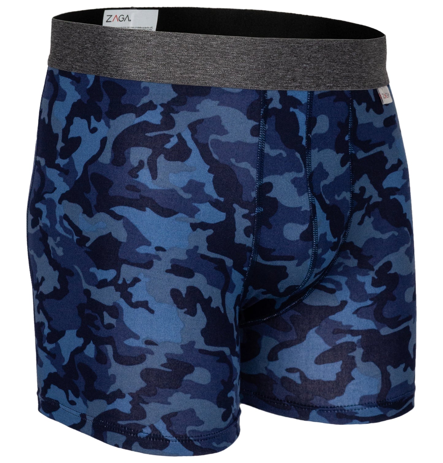 Boxer Largo Rombos Azul 6 Pack