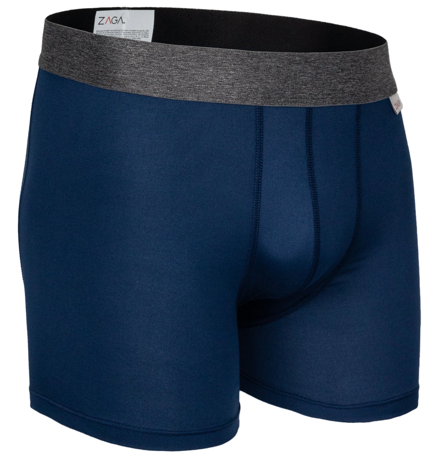 Boxer Largo Rombos Azul 6 Pack