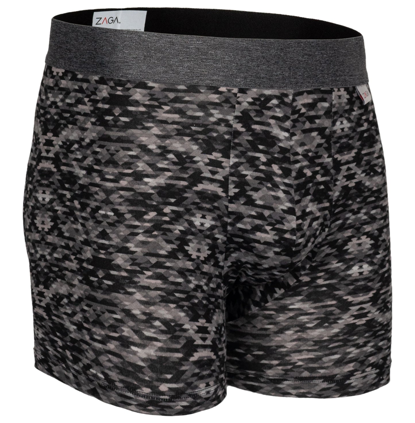 Boxer Largo Rombos Negro 6 Pack