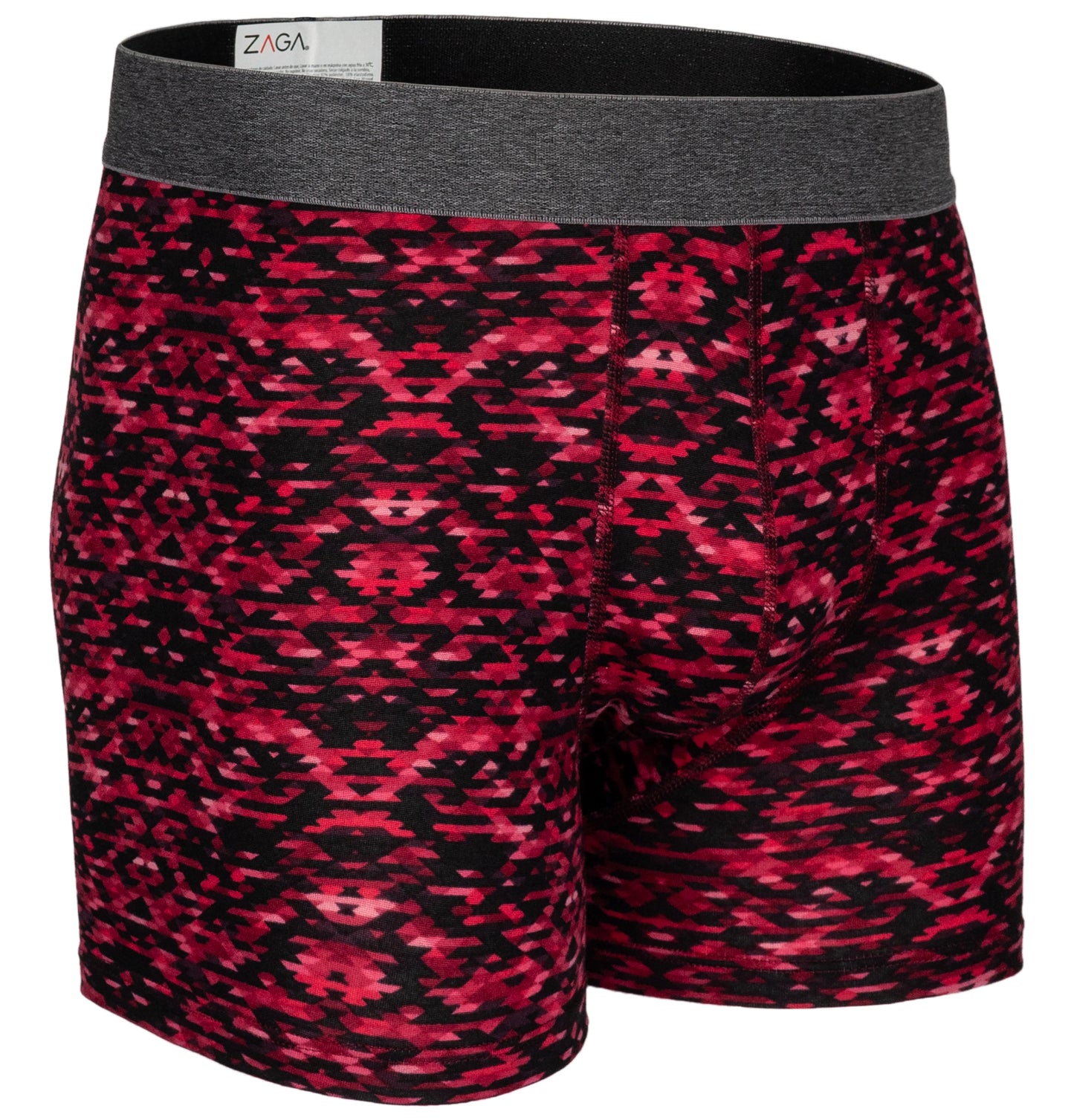 Boxer Largo Rombos Vino 6 Pack