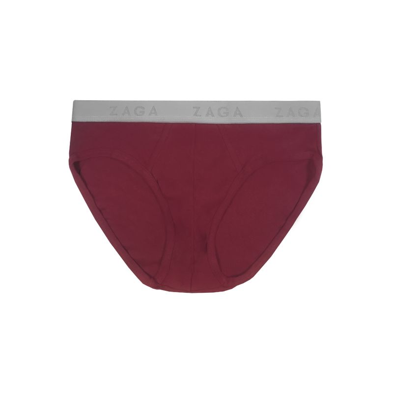 Brief Algodón 100% 6Pack Azul, Gris, Vino
