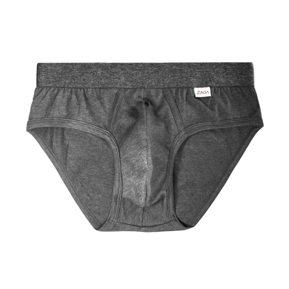 Brief 5 Pack Negro Gris, Jaspe
