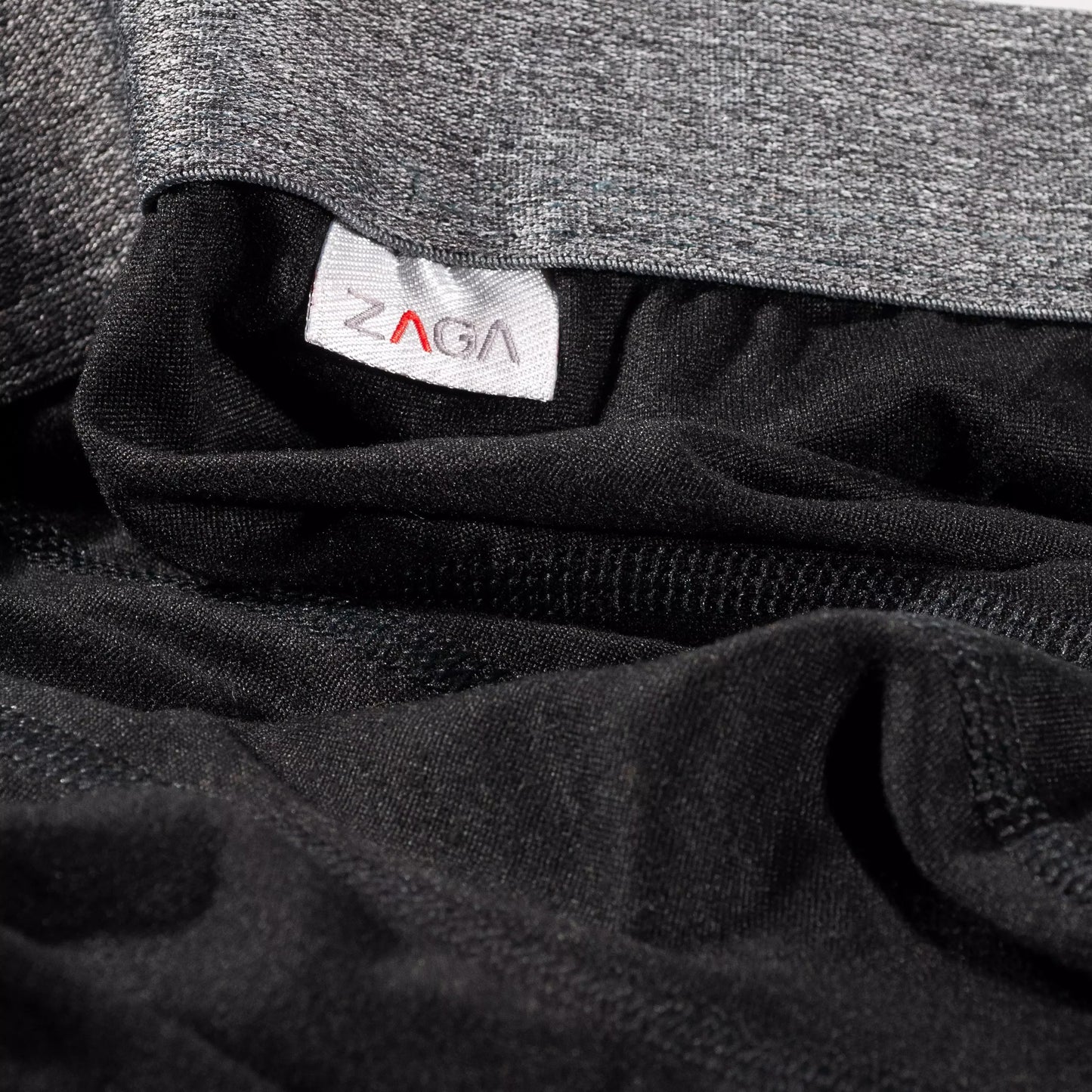 Boxer Largo Zaga 6pack Negro, Jaspe, Negro