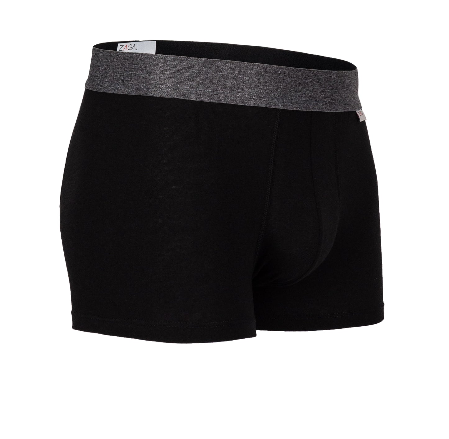 Boxer Corto Lisos 6pack Negro, Jaspe, Negro