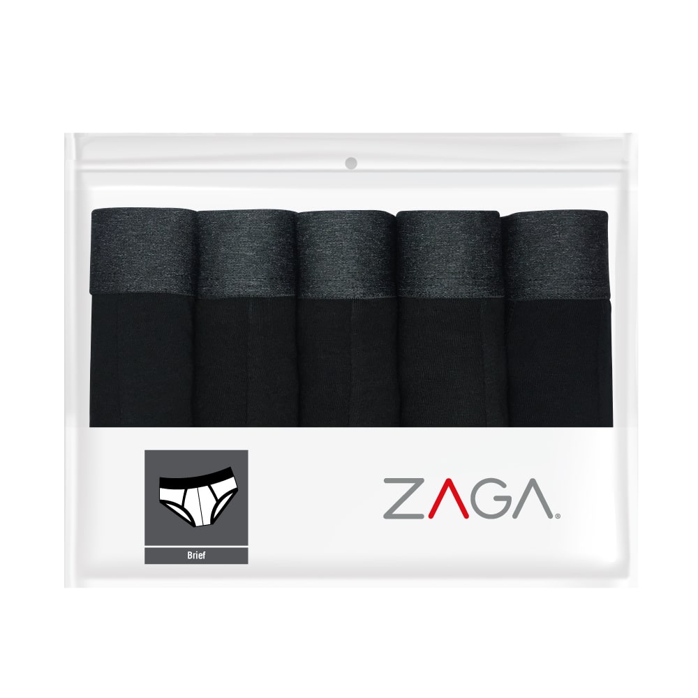 Brief 5 Pack Negro