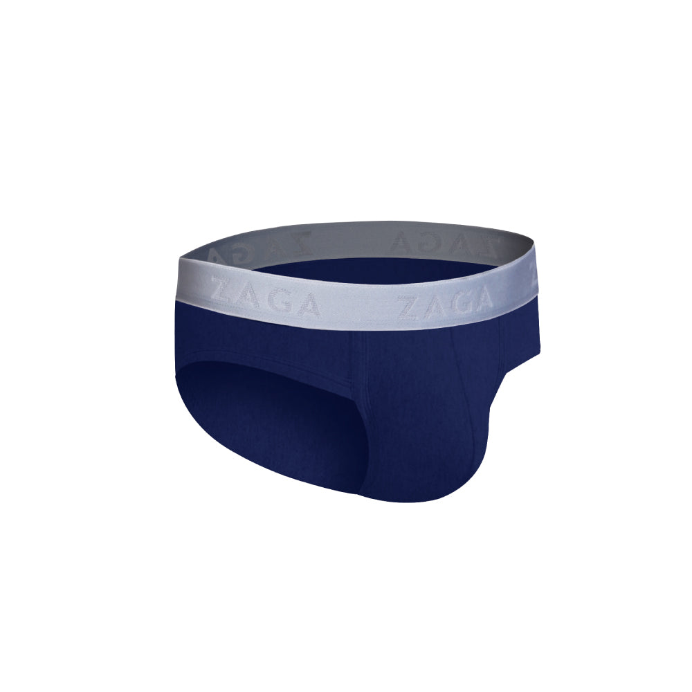 Brief Algodón 100% 6Pack Azul, Gris, Vino