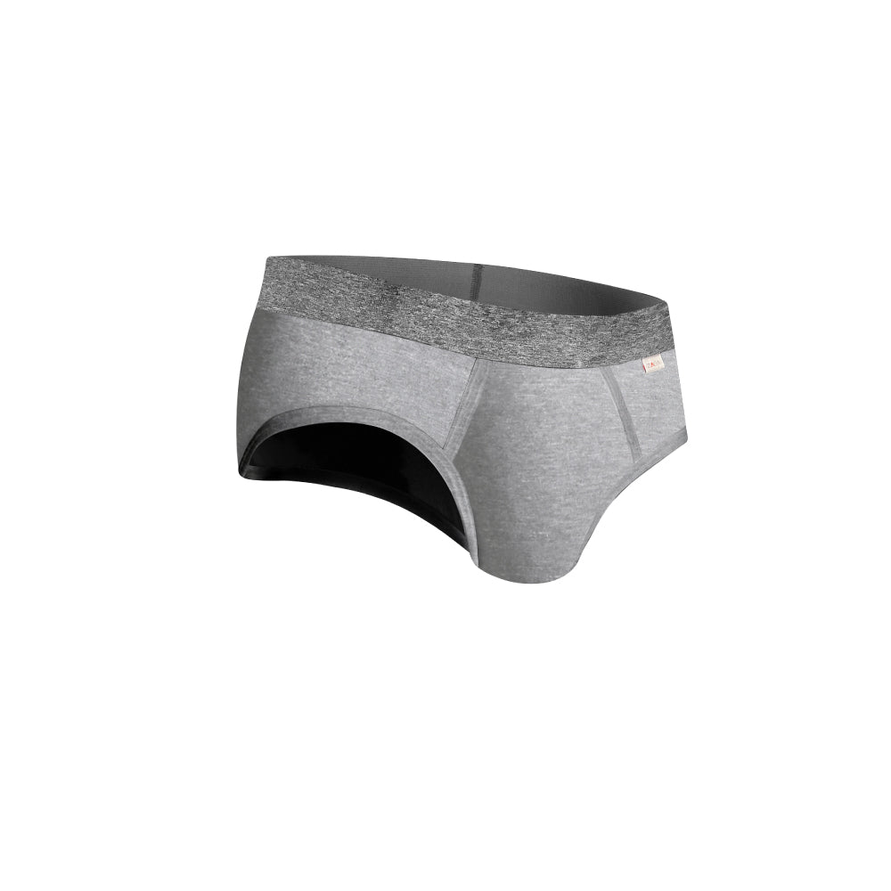 Brief 5 Pack Negro Gris, Jaspe