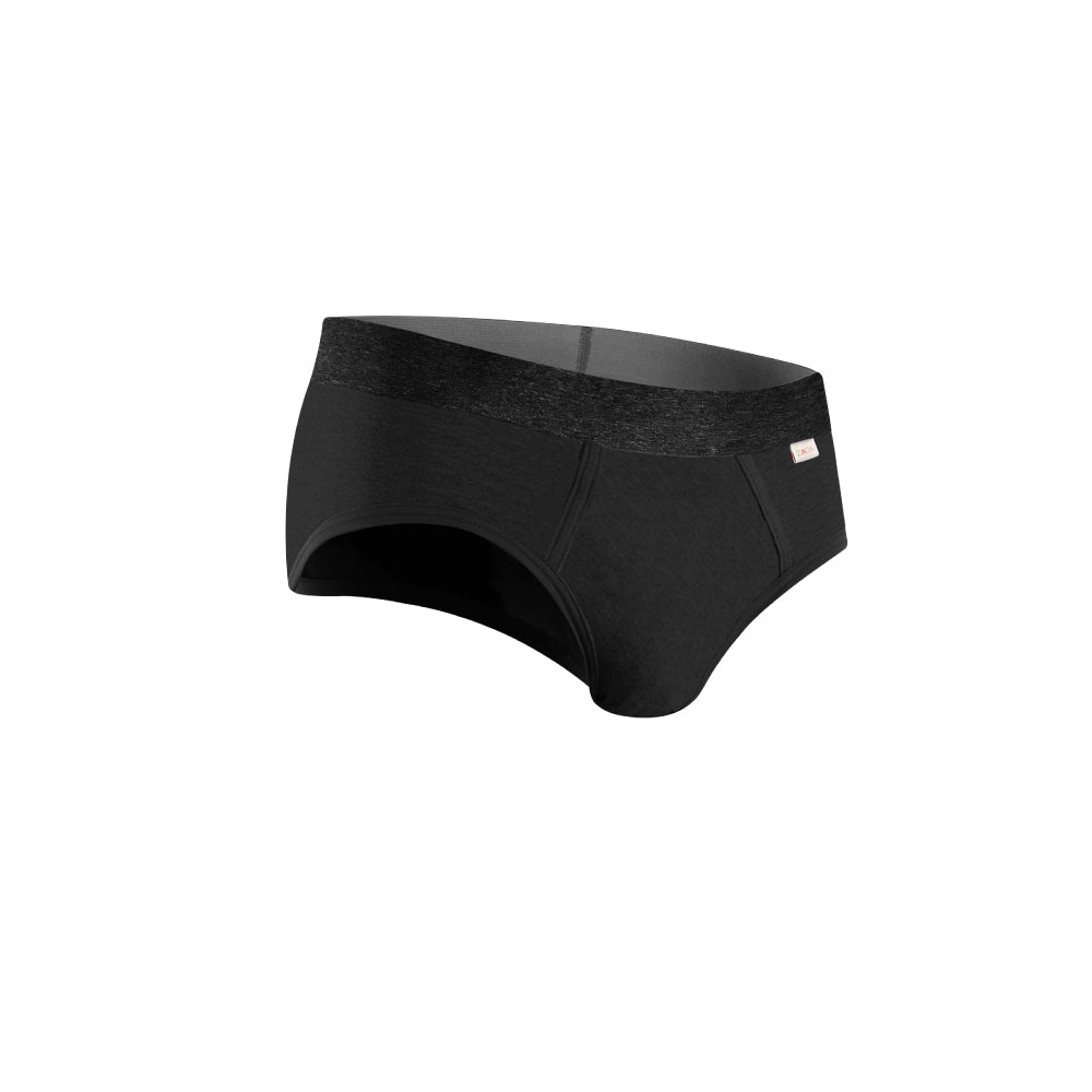 Brief 5 Pack Negro Gris, Jaspe