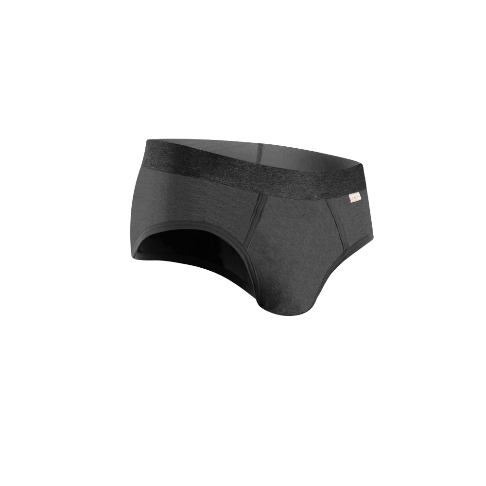 Brief 5 Pack Negro Gris, Jaspe