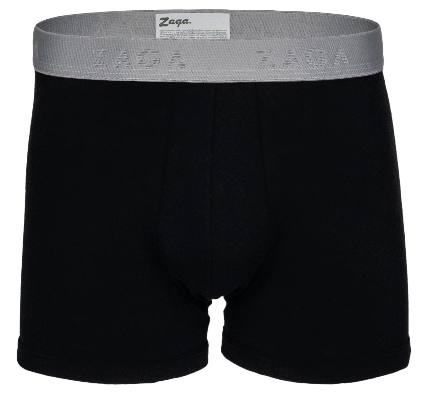 Boxer Corto Algodon 100% 6Pack Negro