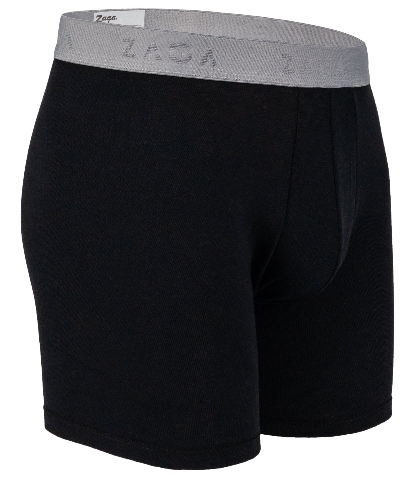 Boxer Largo Algodón 100% 6Pack Negro, Acero, Jaspe