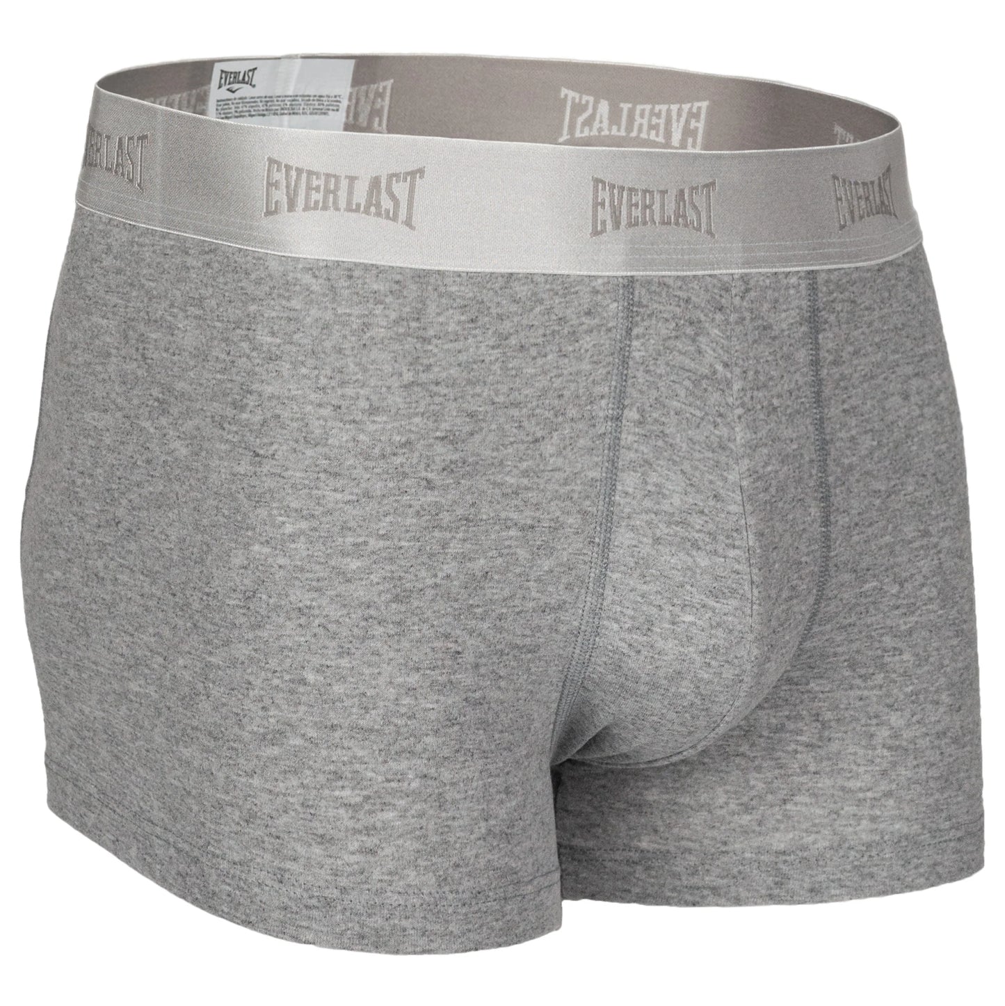 Boxer Corto Everlast Hombre 6 Piezas Negro Gris Jaspe