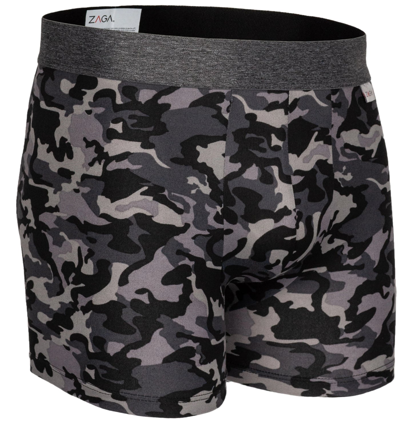 Boxer Largo Rombos Negro 6 Pack