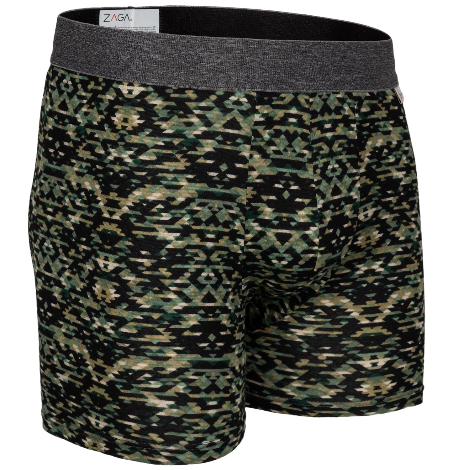 Boxer Largo Rombos Verde 6 Pack