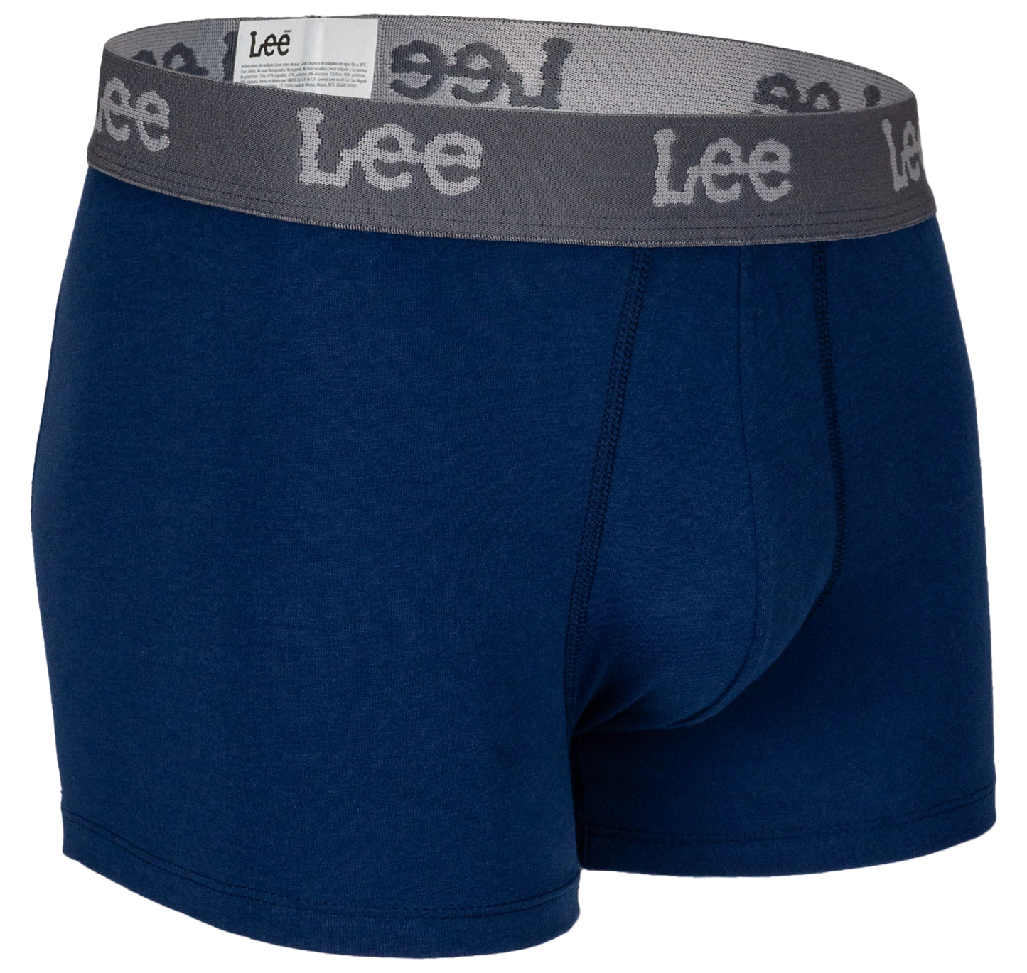 Boxer Corto Lee 6 Pack Azul Cuadros Oxford