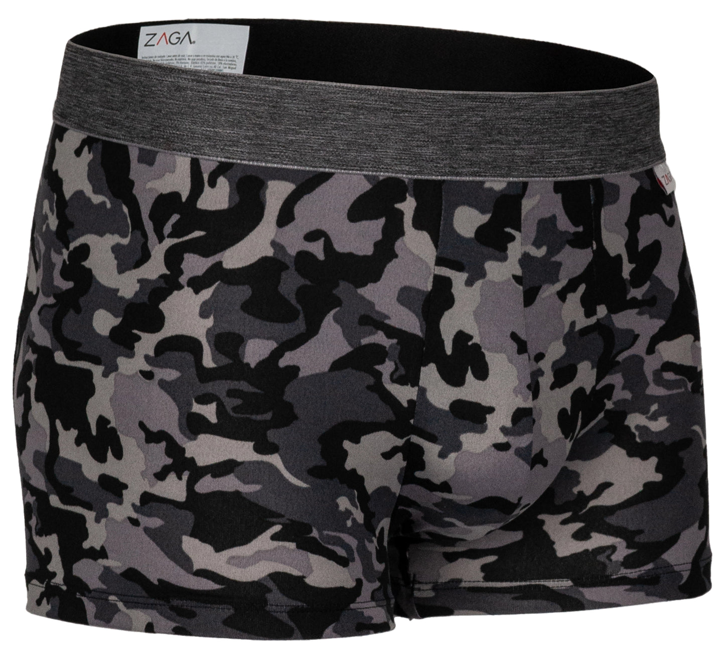 Boxer Corto Rombos Negro 6 Pack