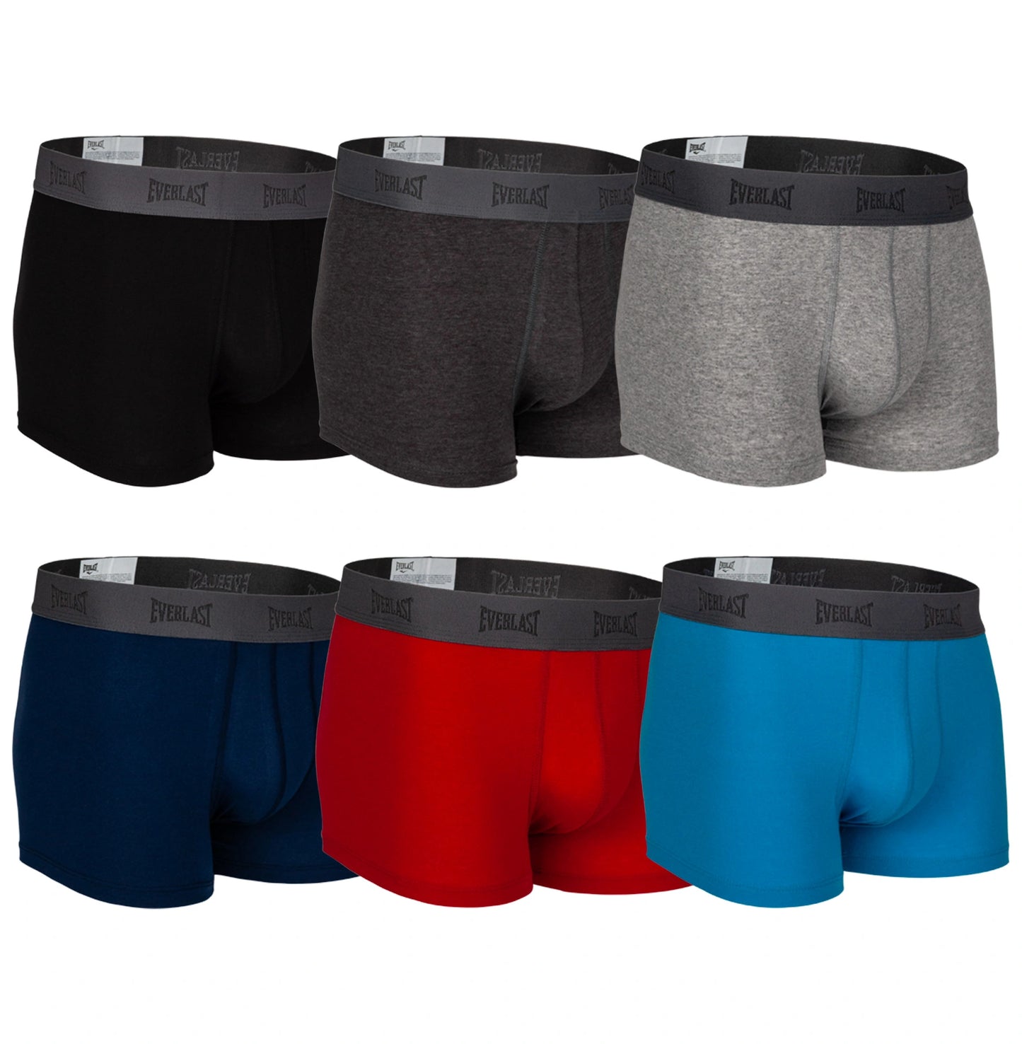 Boxer Corto Everlast Hombre 6 Piezas