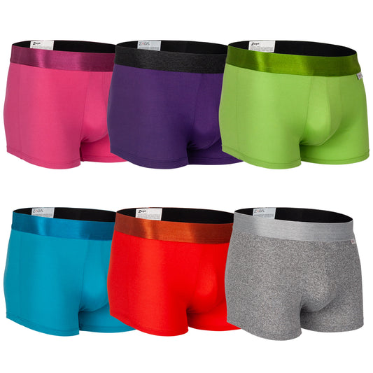 Boxer Corto Zaga Colores Flash 6 Piezas