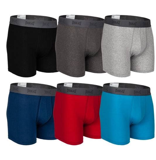 Boxer Largo Everlast 6 Pack Colores Lisos