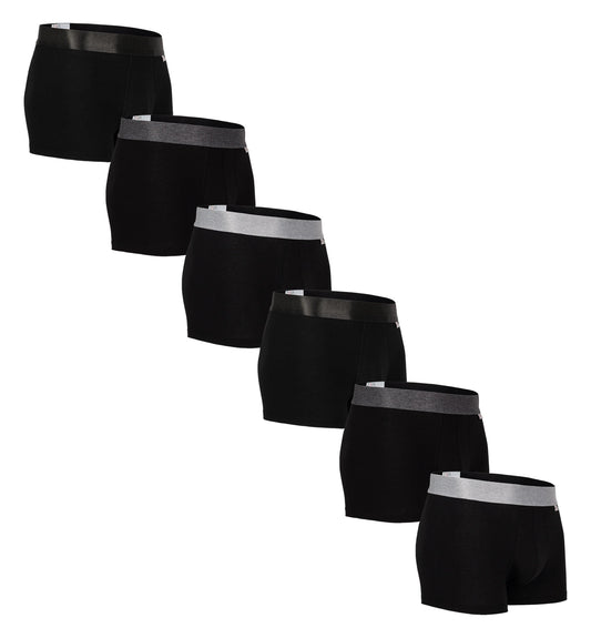 Boxer Corto 6 Pack Negro t3