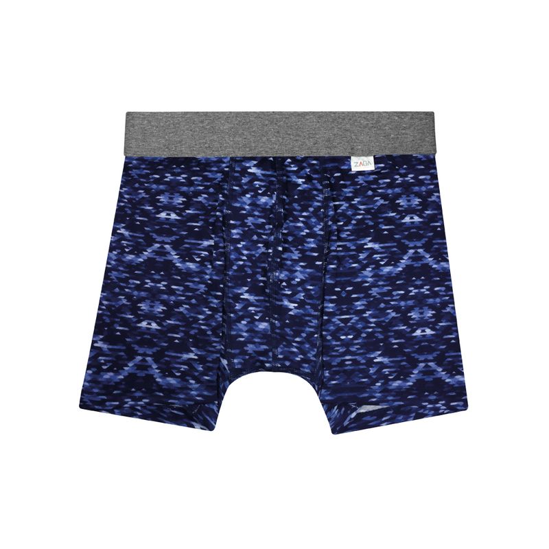 Boxer Largo Rombos Azul 6 Pack