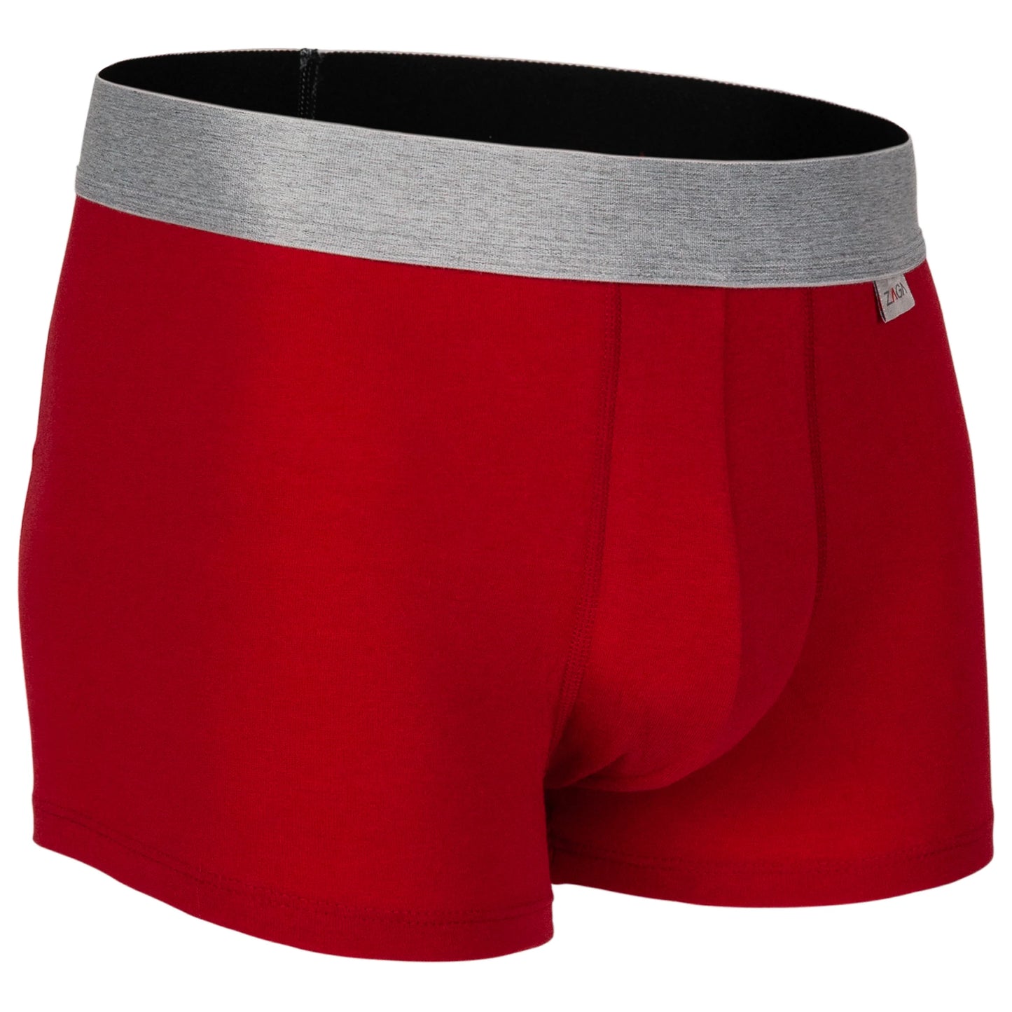 Boxer Corto Zaga Hombre 6 Piezas Cuadros Rojo Premium T3 Con Algodon