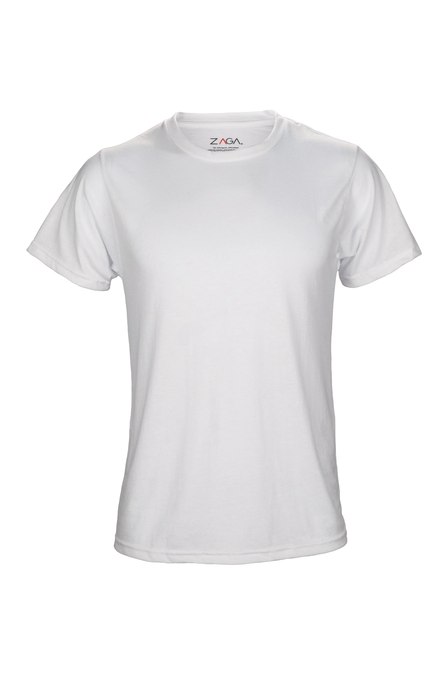 Playera  Cuello Redondo Blanca 3Pack