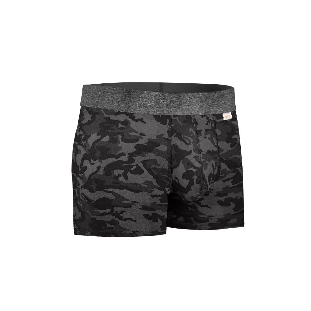 Boxer Corto Rombos Negro 6 Pack