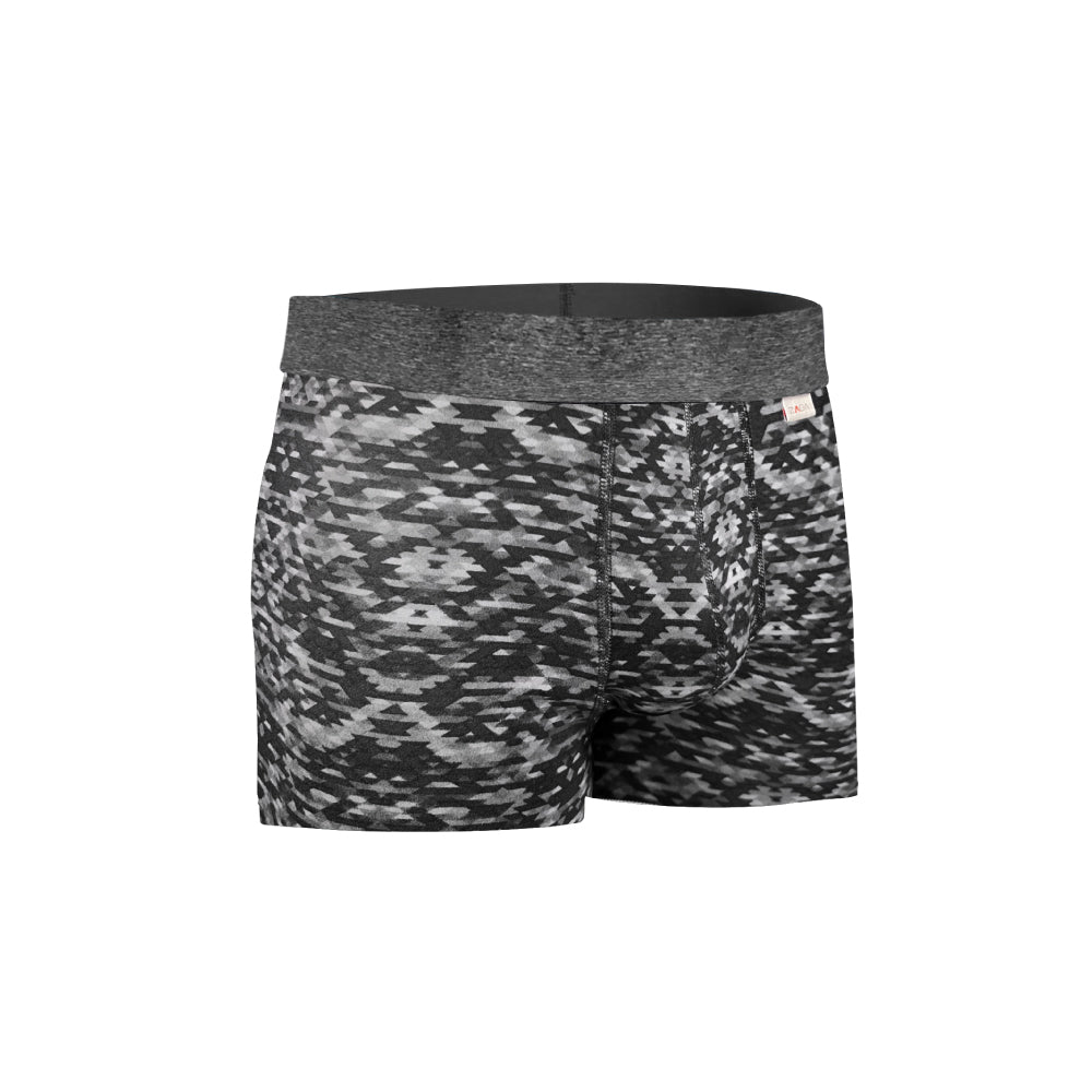 Boxer Corto Rombos Negro 6 Pack