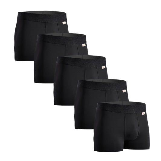 Boxer Corto 5 Pack Negro