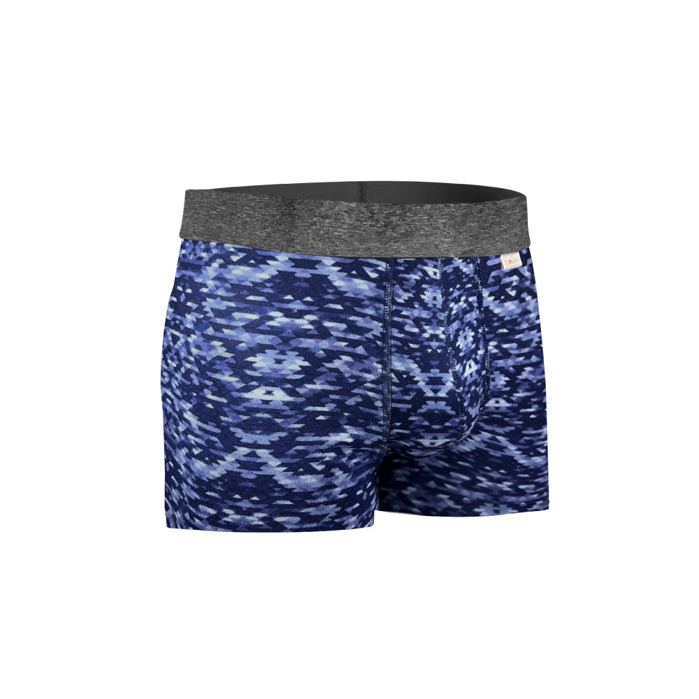 Boxer Corto Rombos Azul 6 Pack