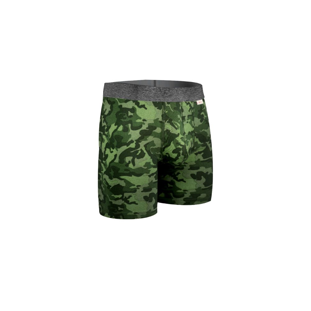 Boxer Largo Rombos Verde 6 Pack