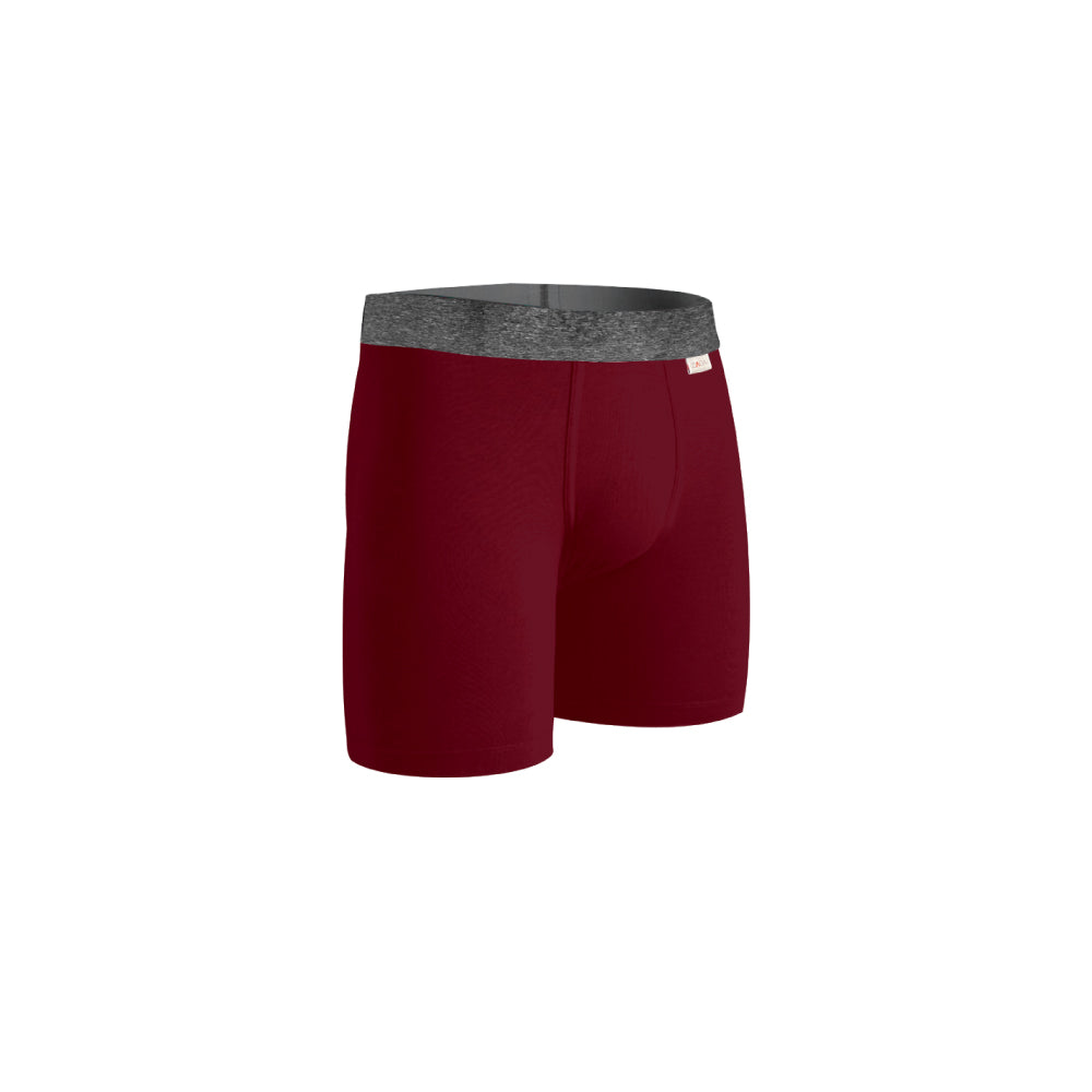 Boxer Largo Rombos Vino 6 Pack