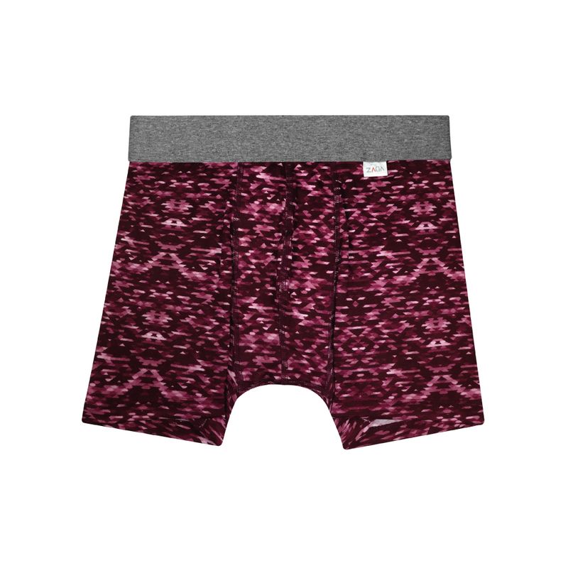 Boxer Largo Rombos Vino 6 Pack