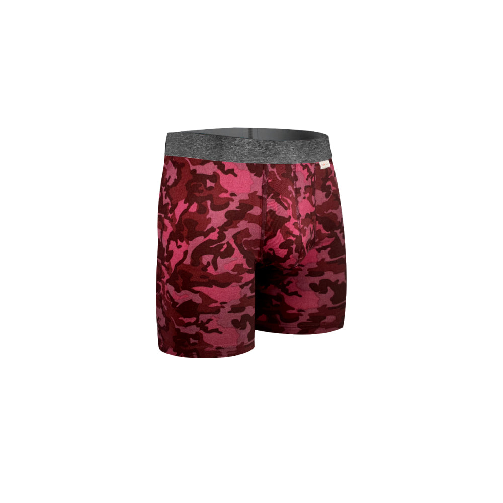 Boxer Largo Rombos Vino 6 Pack