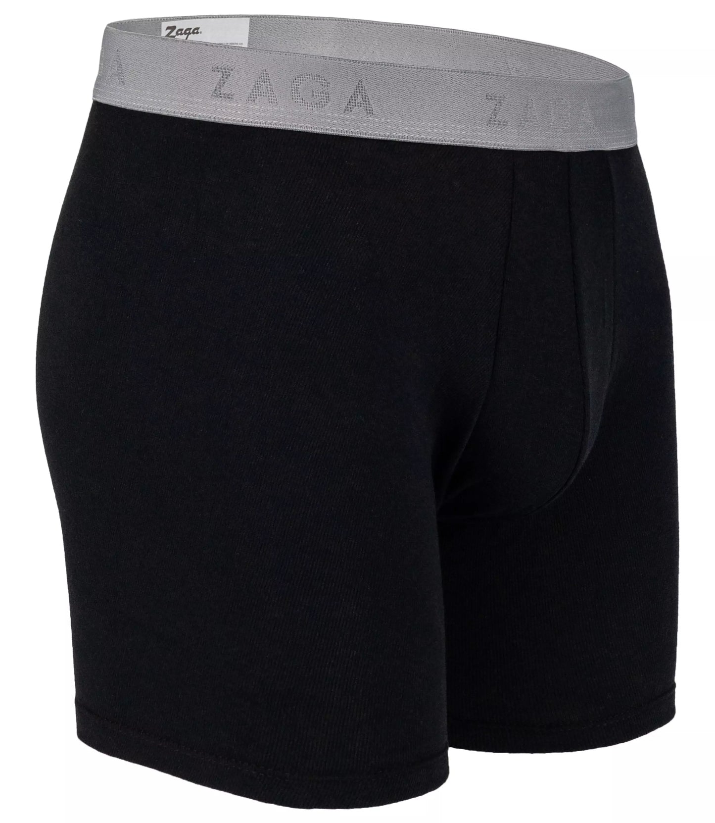 Boxer Largo Algodón 100% 6Pack Negro
