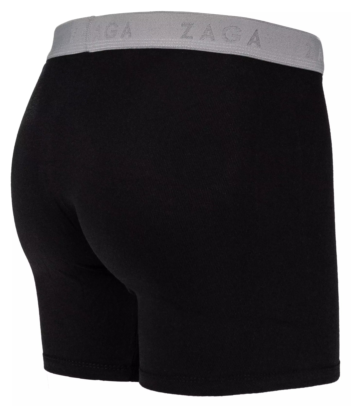 Boxer Largo Algodón 100% 6Pack Negro