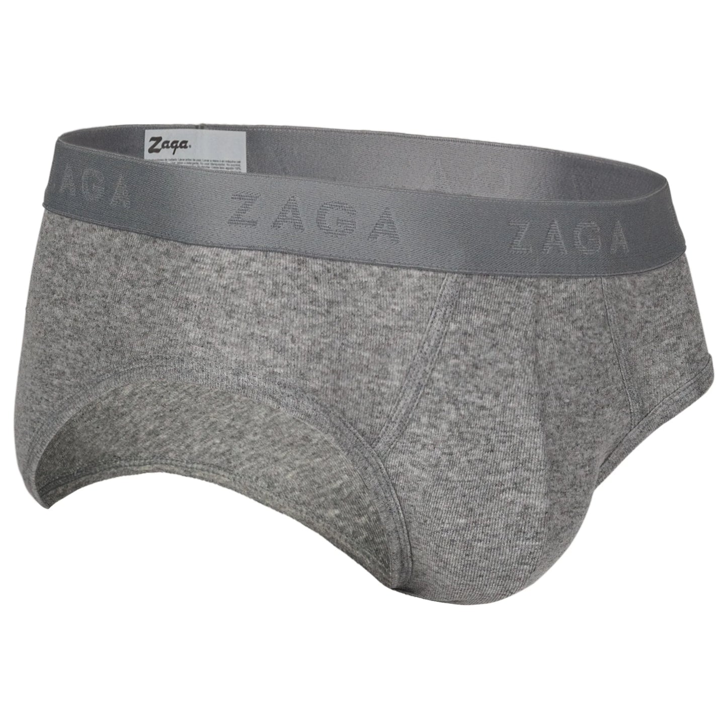 Brief Algodón 100% 6Pack Negro, Gris, Jaspe