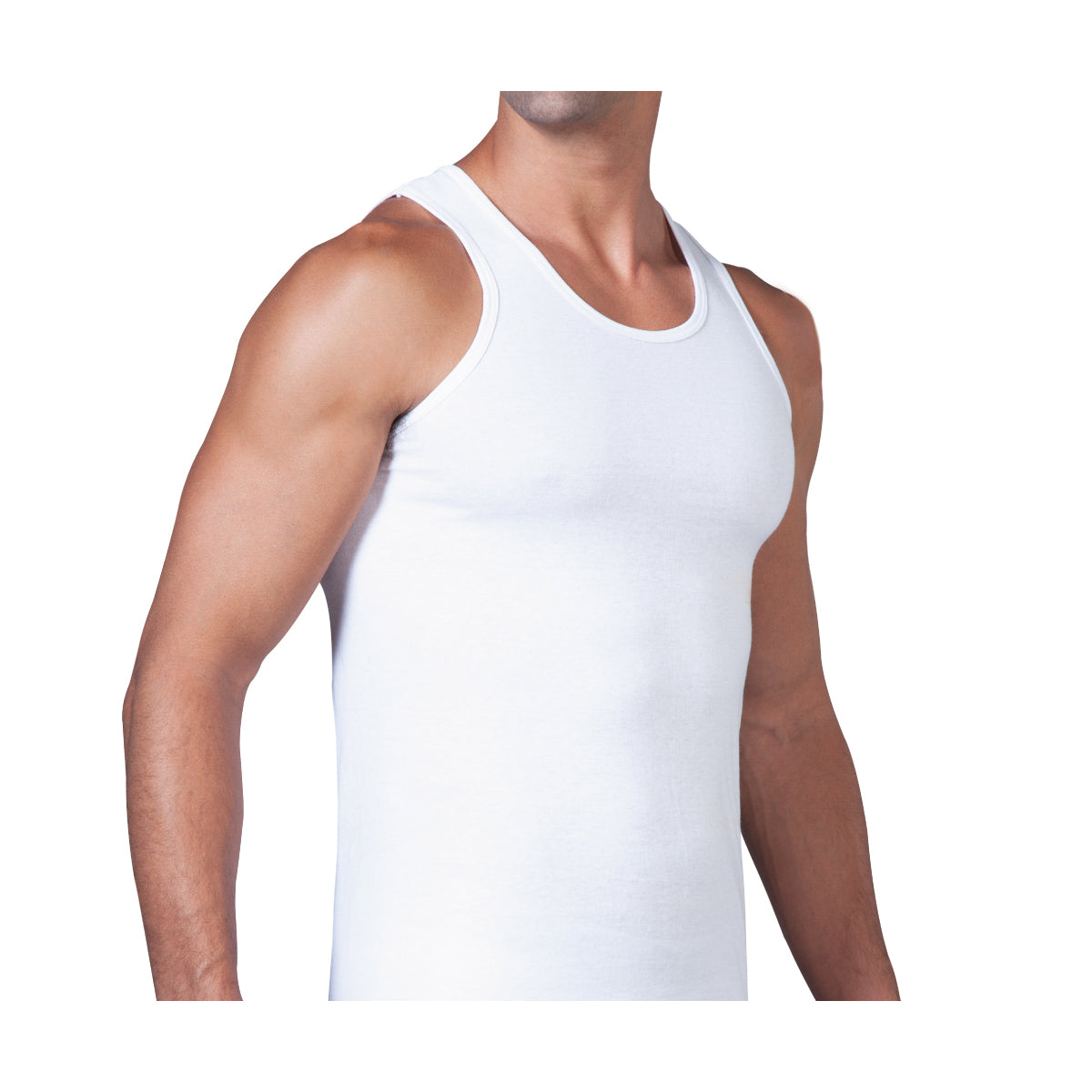 Camiseta Blanca 3 Pack 100% algodon zaga